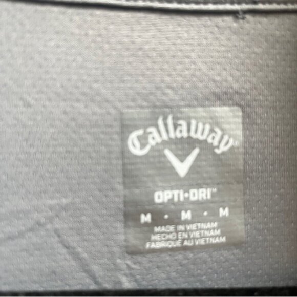 Callaway Opti Dri Glof 1/2 zip pullover shirt Sz M - Picture 4 of 8
